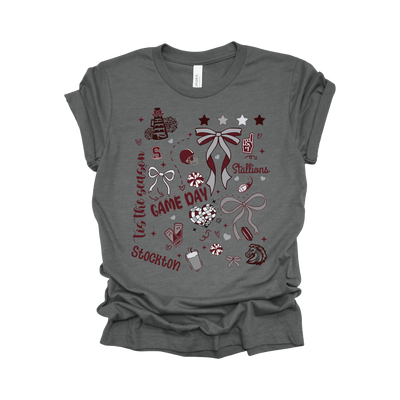 Stockton Stallions Game Day Collage Tee