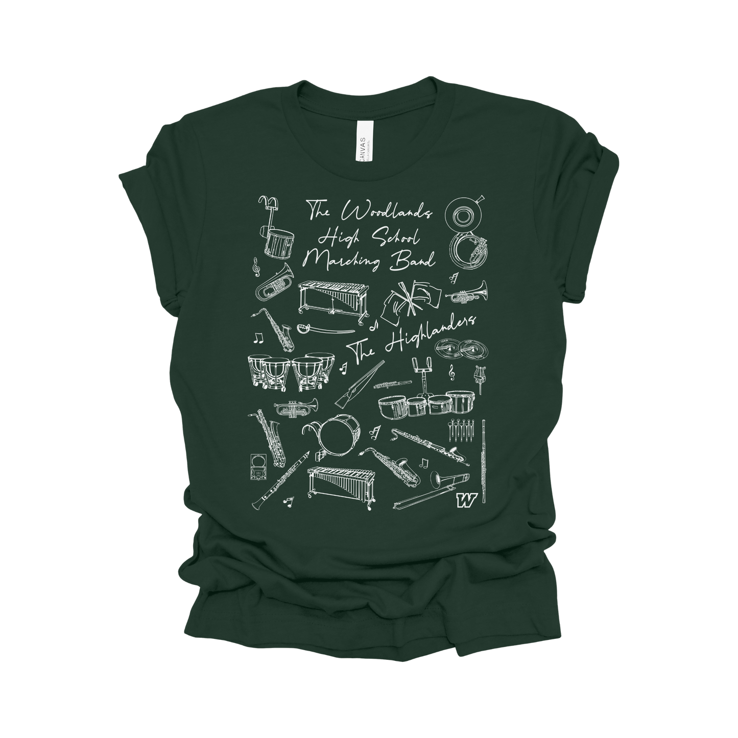 Sound of the Highlanders | The Woodlands High School Marching Band Tee
