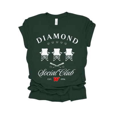 Diamond Social Club Tee - The Woodlands High School Baseball Team