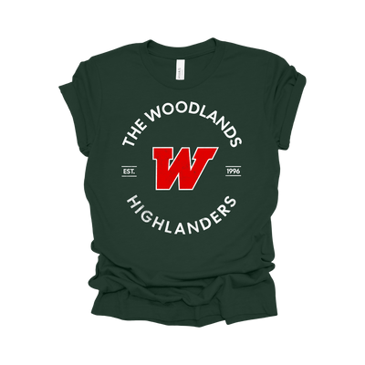 The Woodlands High School Circle T-Shirt