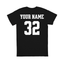 Grand Oaks Grizzlies Football Dad Personalized T-Shirt | Custom Player Name & Number