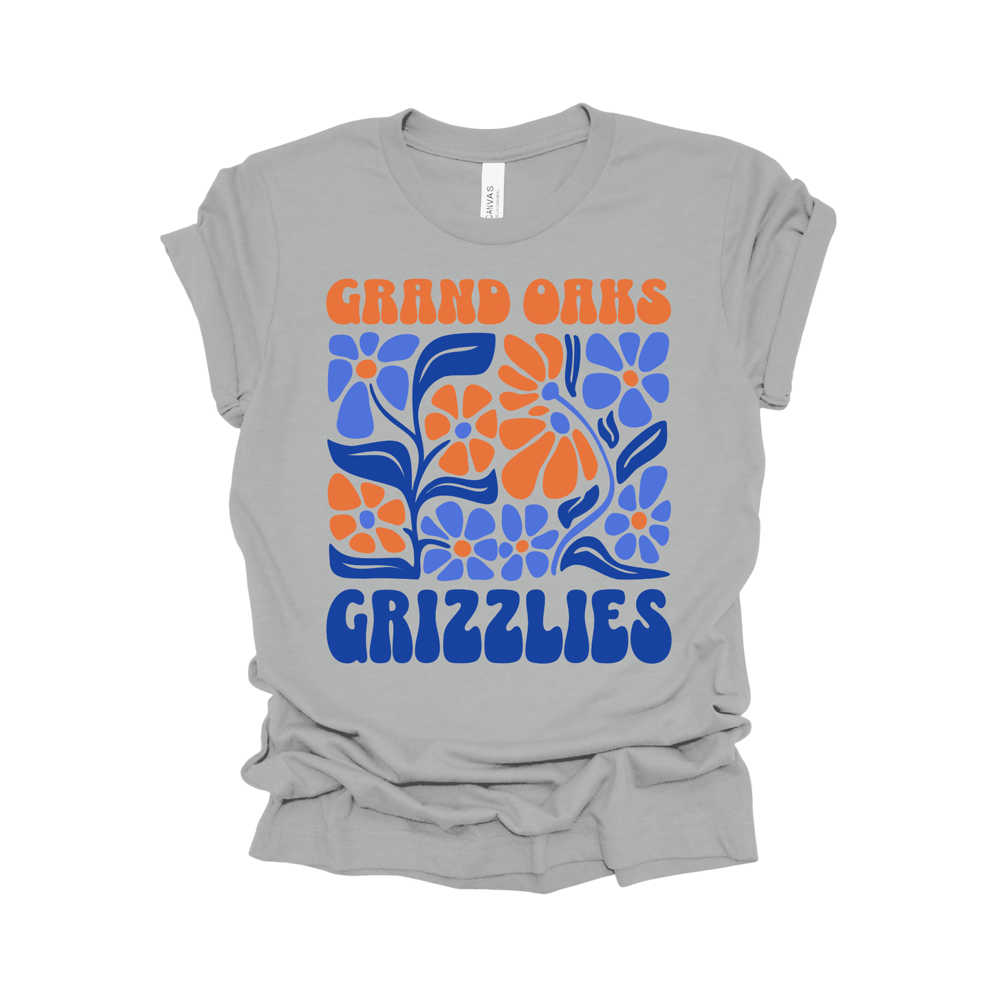 Grand Oaks High School Boho Floral T-Shirt