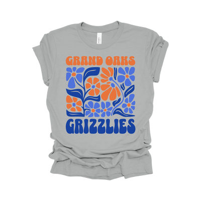 Grand Oaks High School Boho Floral T-Shirt