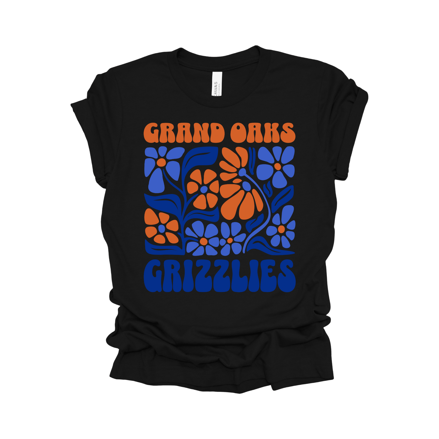 Grand Oaks High School Boho Floral T-Shirt