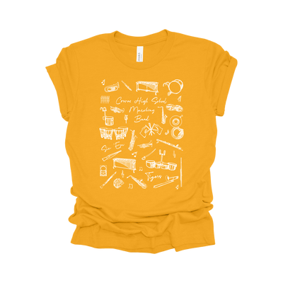 Conroe High School Marching Band Tee - Tiger Tempo