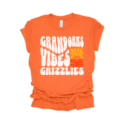 Grands Oaks Vibes Tee | Grand Oaks High School Orange Vibes Collection