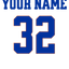 Grand Oaks Grizzlies Football Mom Personalized T-Shirt | Custom Player Name & Number