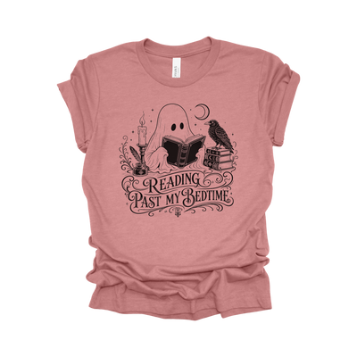 Reading Past My Bedtime Halloween Book Lover T-Shirt
