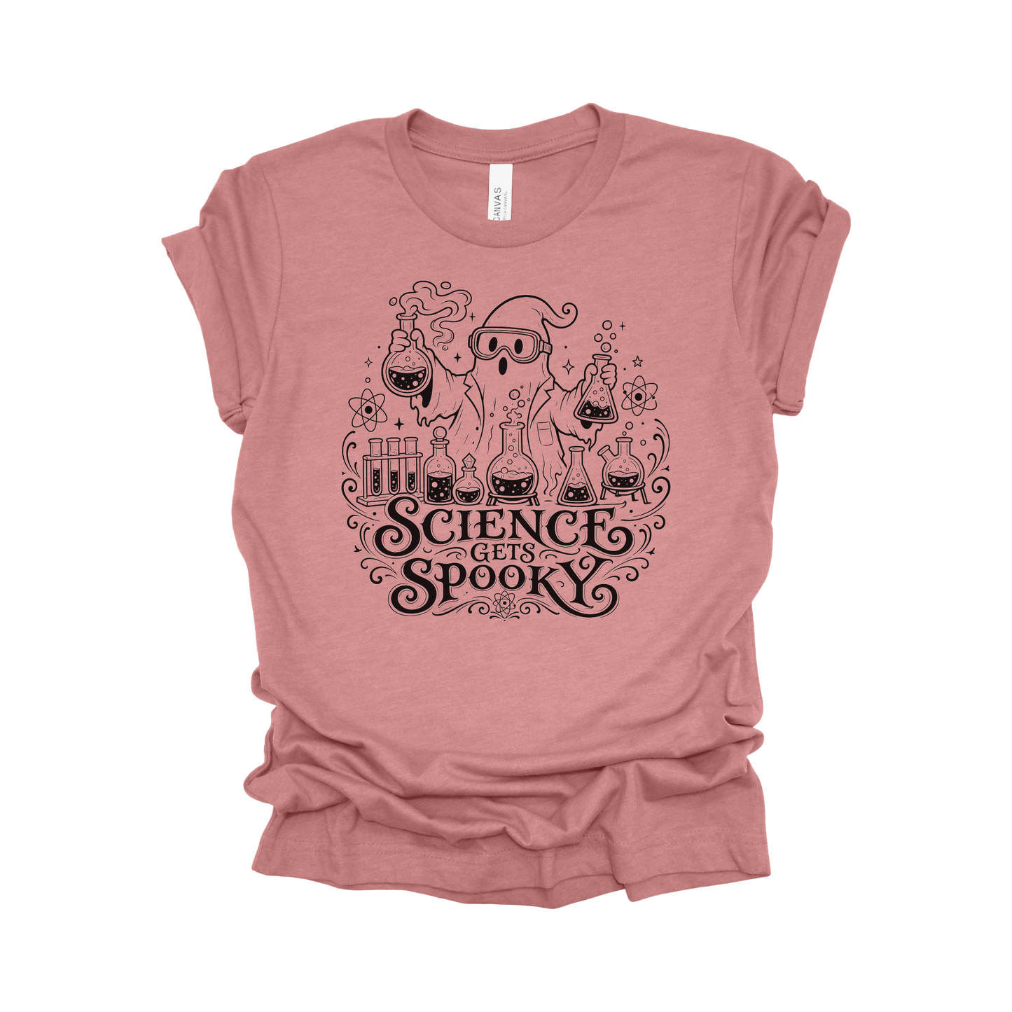 Science Gets Spooky Halloween Science Teacher T-Shirt