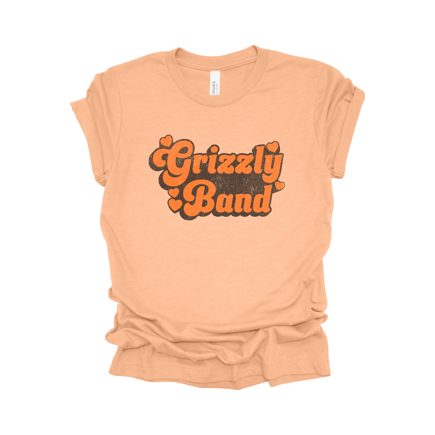 I Love Grizzly Band T-Shirt