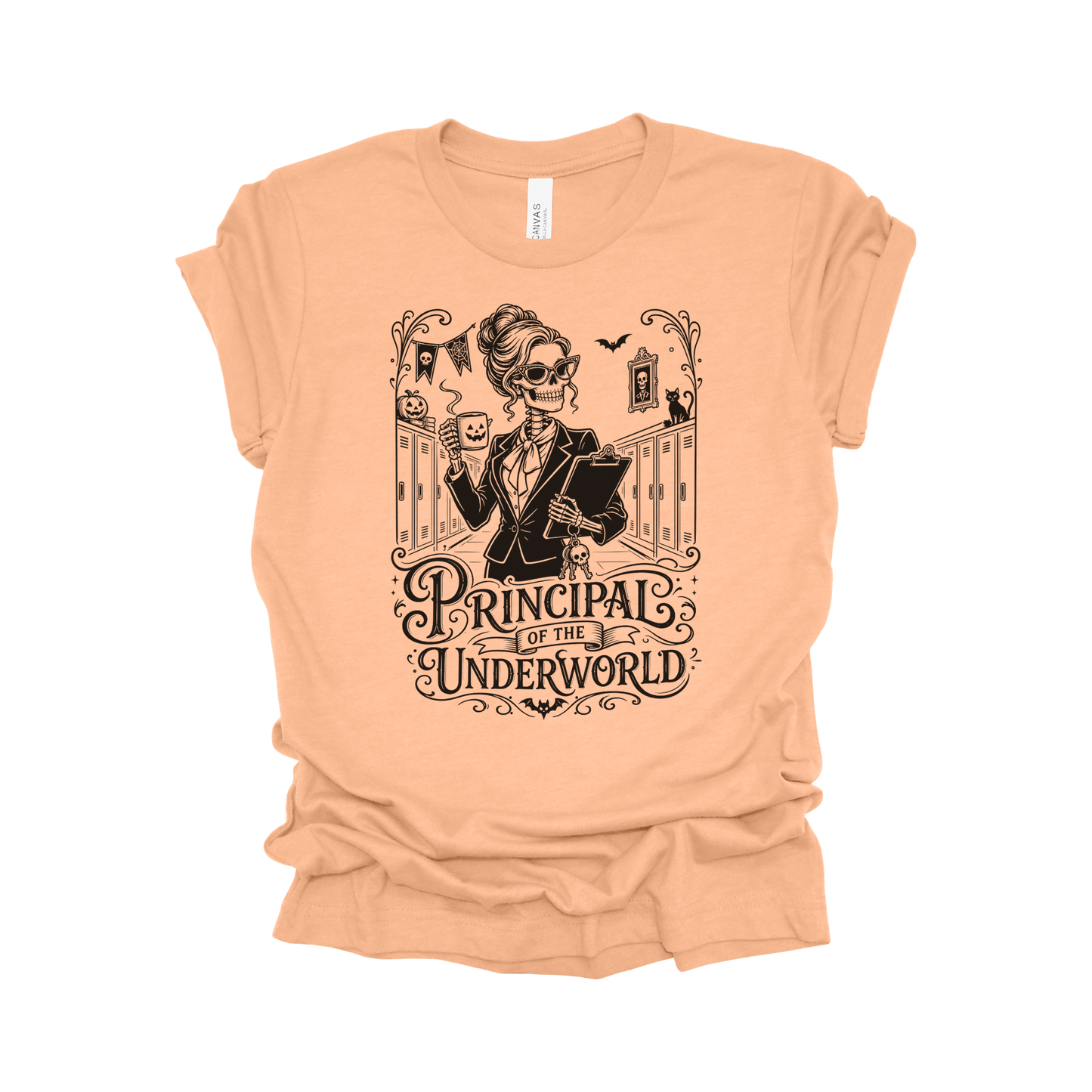 Principal of the Underworld Halloween Principal T-Shirt – Female
