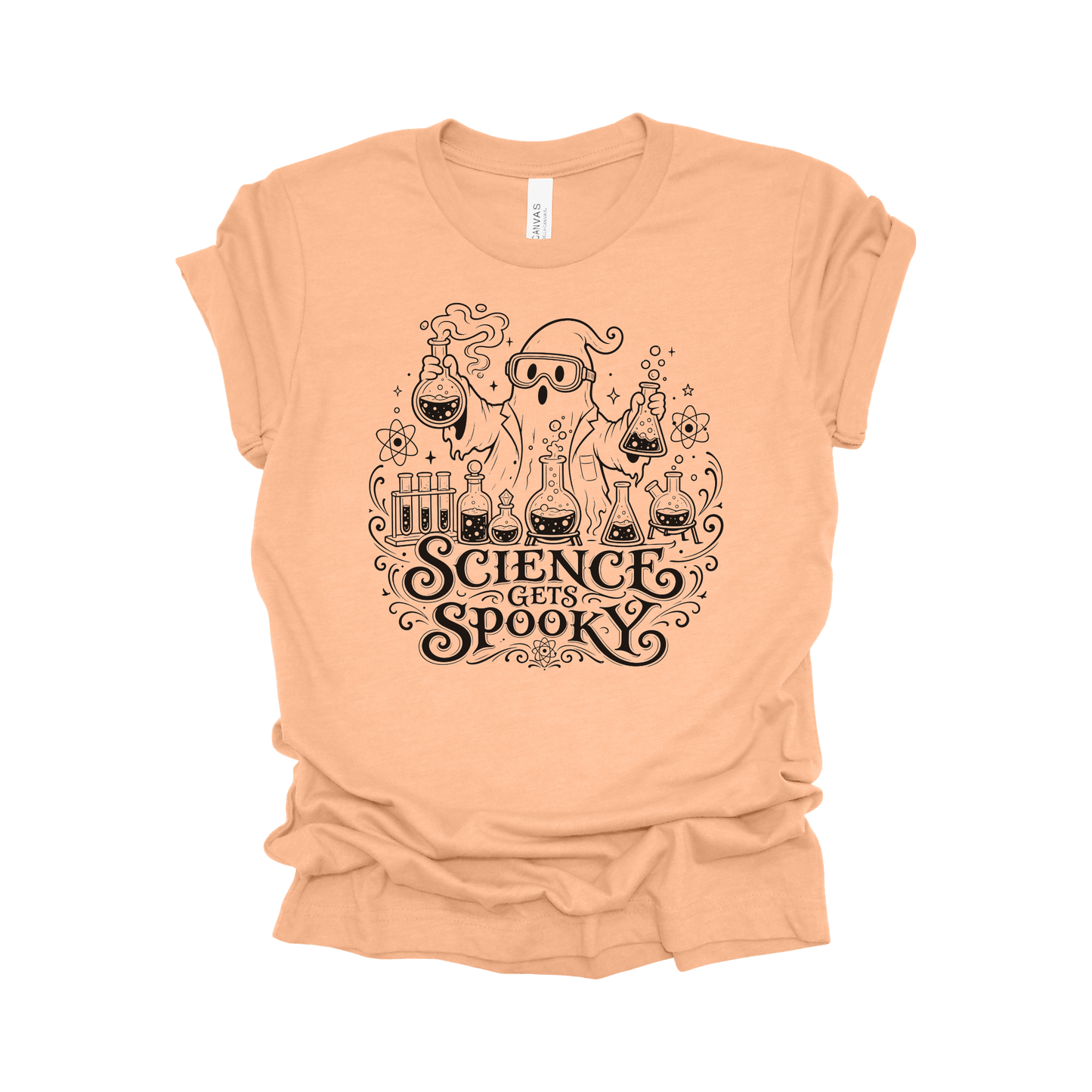 Science Gets Spooky Halloween Science Teacher T-Shirt