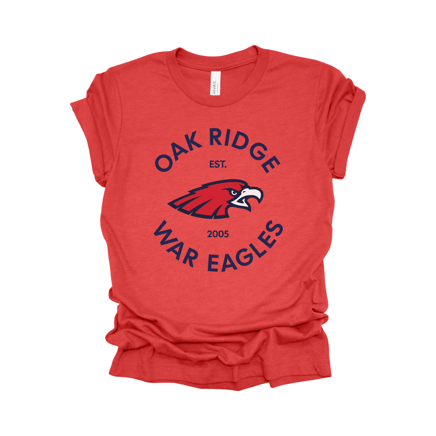 Oak Ridge War Eagles Logo Circle T-Shirt