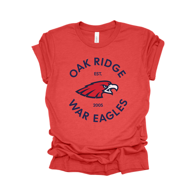 Oak Ridge War Eagles Logo Circle T-Shirt