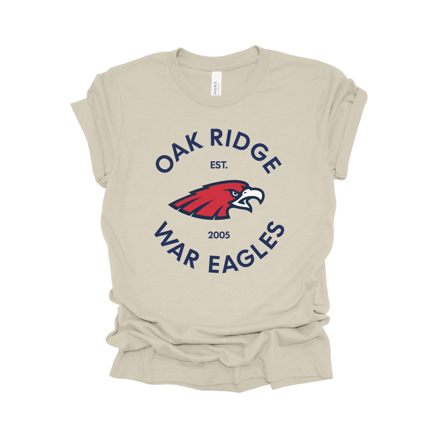 Oak Ridge War Eagles Logo Circle T-Shirt
