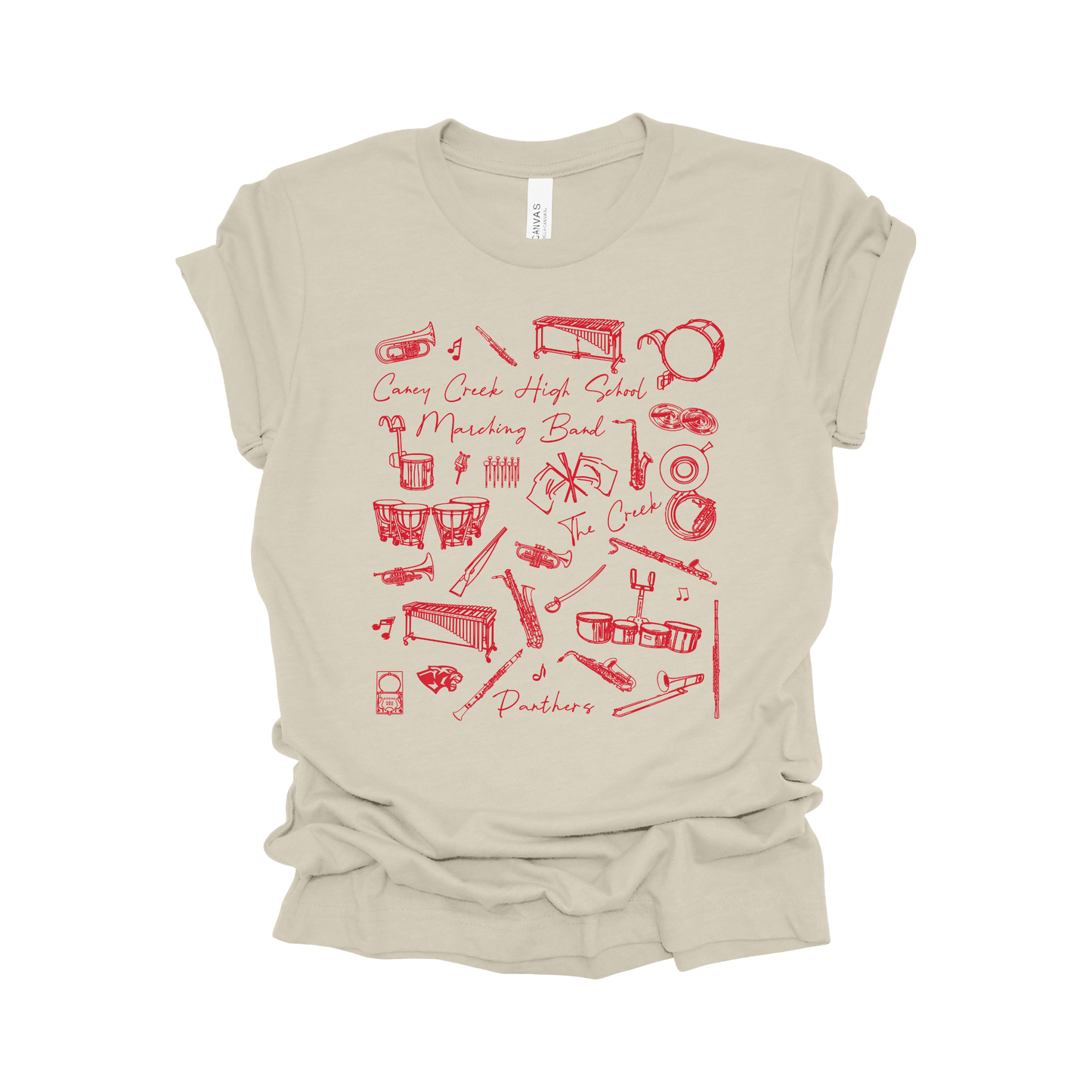 Caney Creek Marching Band Spirit Tee | The Panther Pulse T-Shirt