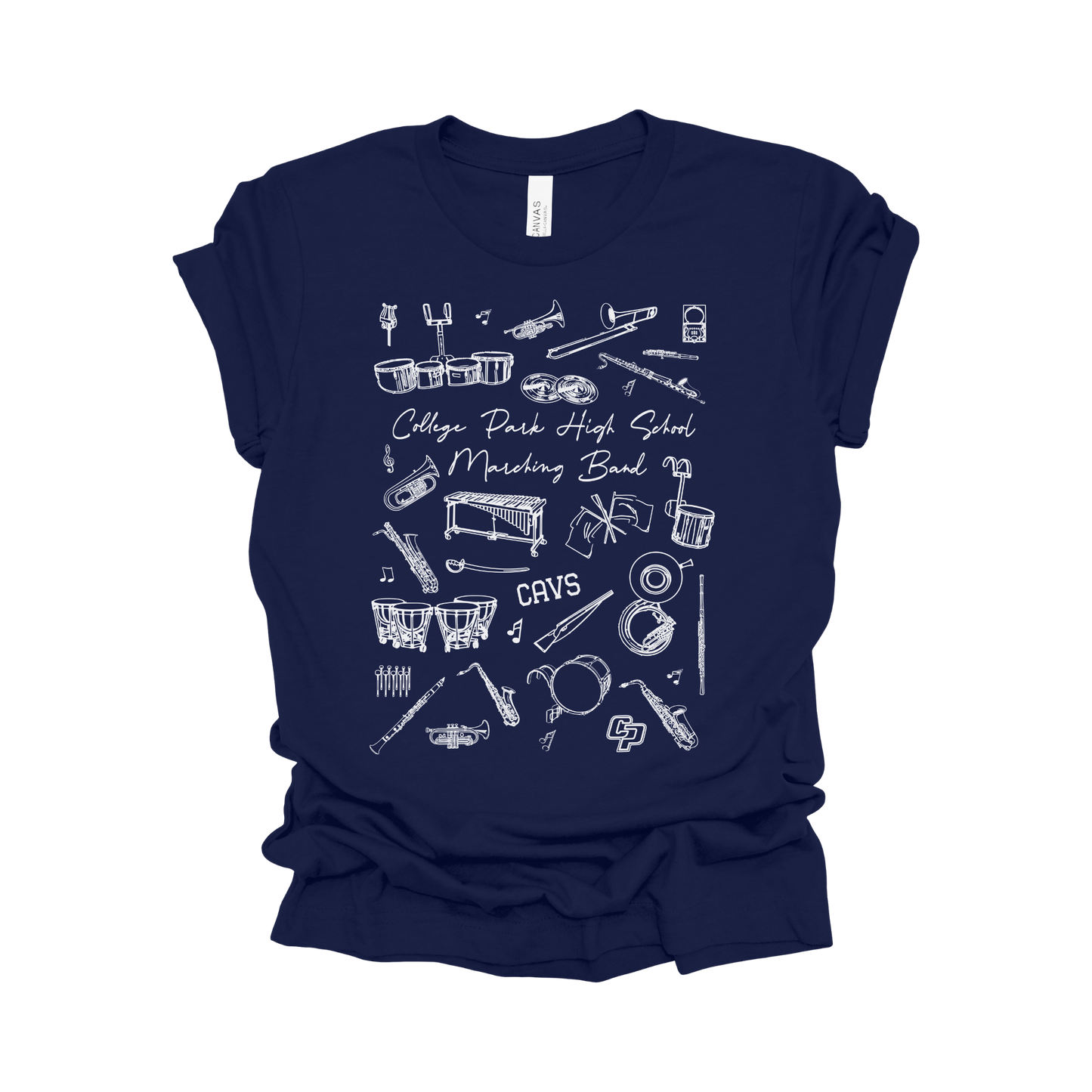College Park Marching Band Tee - The Cavalier Cadence