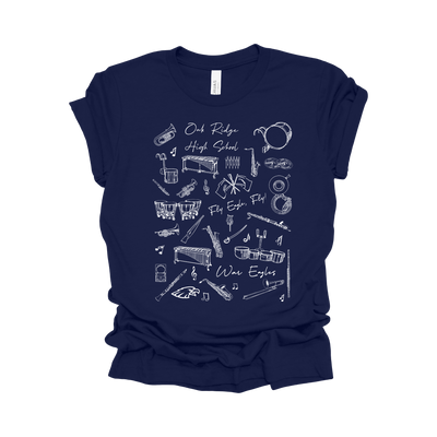 Oak Ridge Marching Band Tee- The War Eagle Waltz