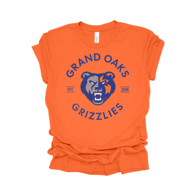 Grand Oaks High School T-Shirt | Grizzly Spirit Wear | Bold School Pride Tee