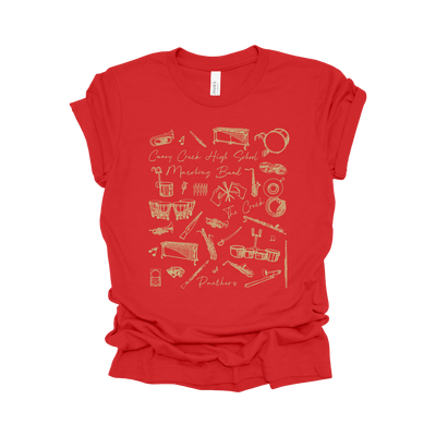 Caney Creek Marching Band Spirit Tee | The Panther Pulse T-Shirt