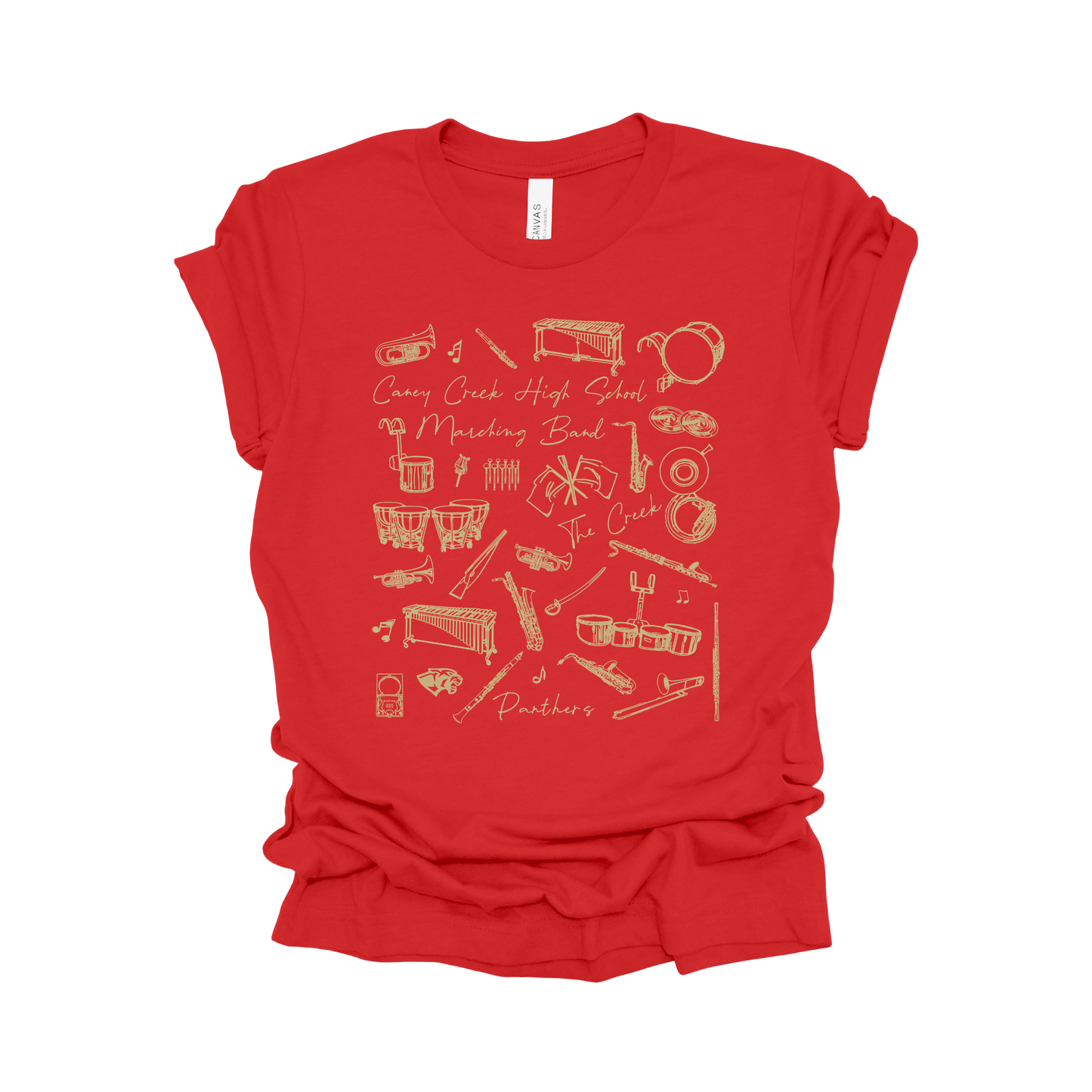 Caney Creek Marching Band Spirit Tee | The Panther Pulse T-Shirt