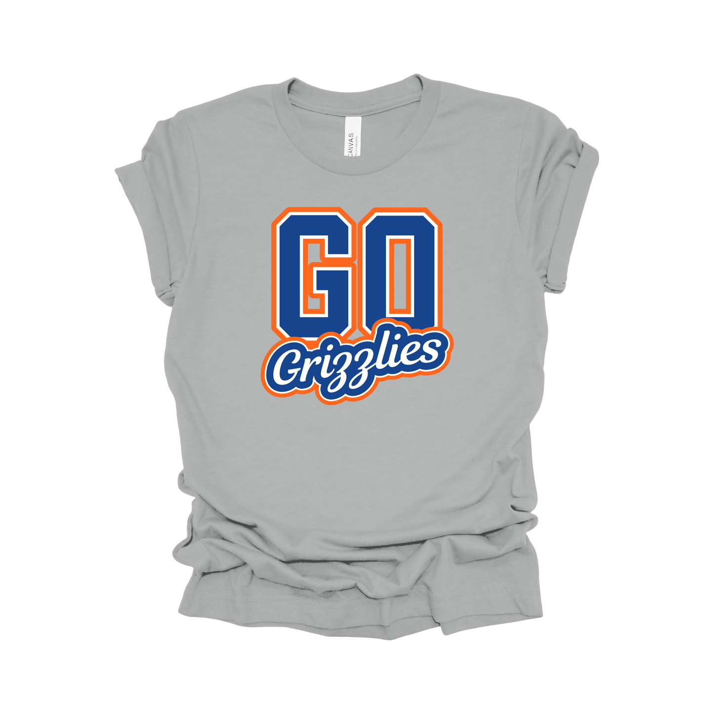 Grand Oaks “GO” T-Shirt – Bold Grizzlies Spirit Wear