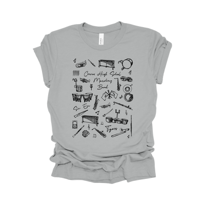 Conroe High School Marching Band Tee - Tiger Tempo