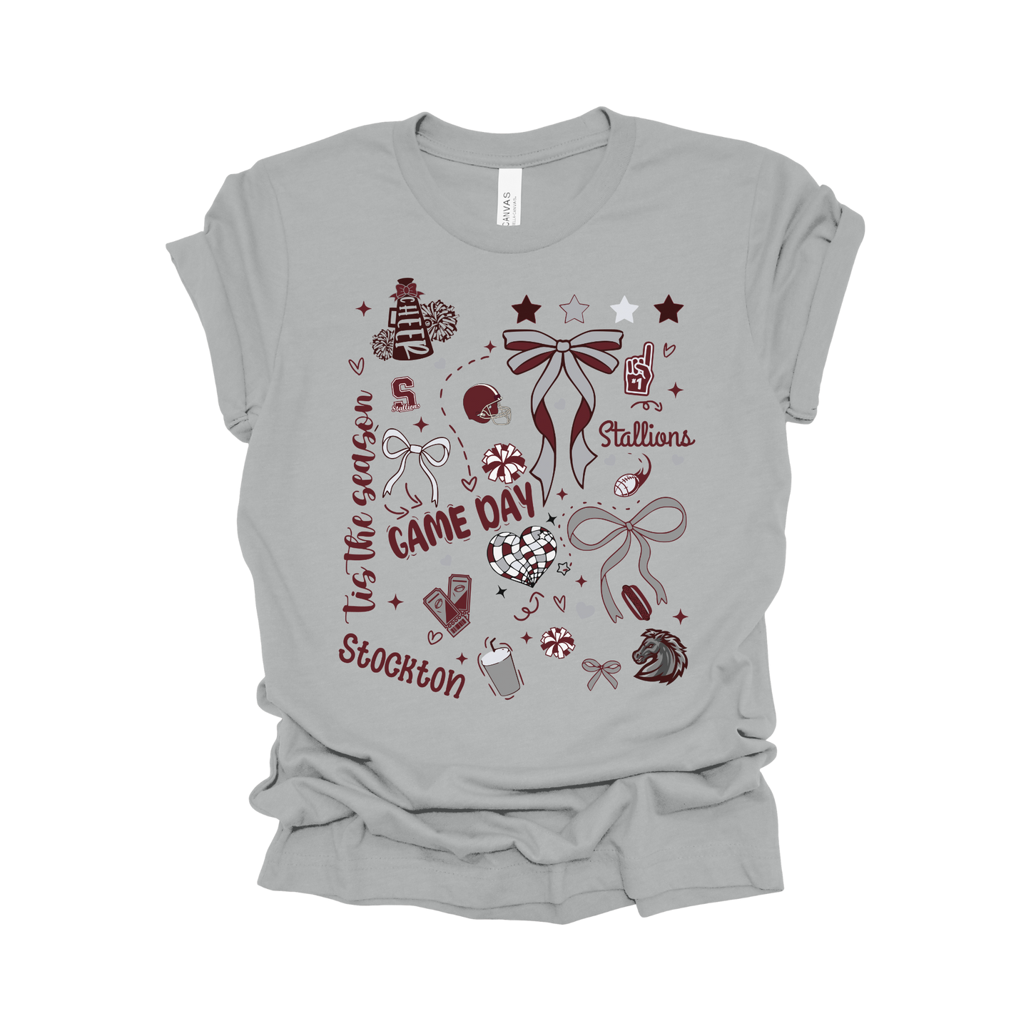 Stockton Stallions Game Day Collage Tee