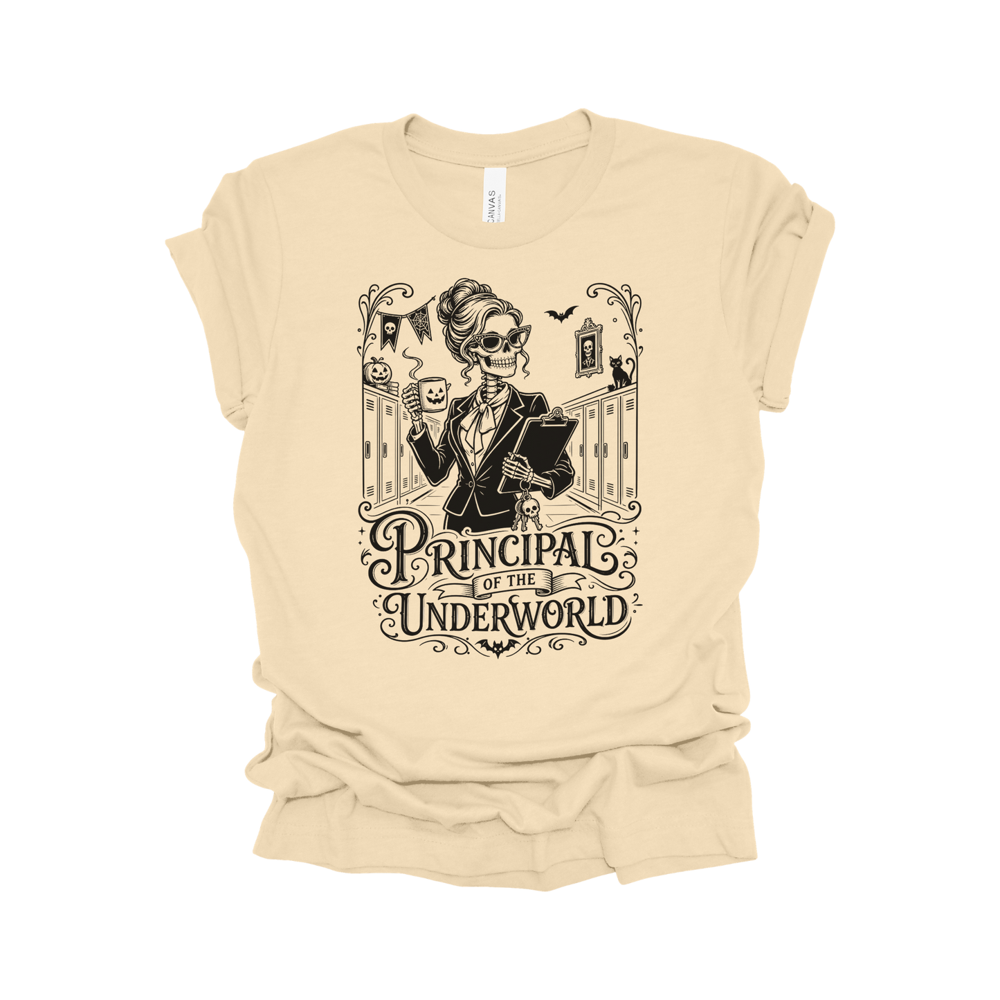 Principal of the Underworld Halloween Principal T-Shirt – Female
