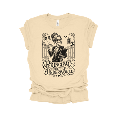 Principal of the Underworld Halloween Principal T-Shirt – Female