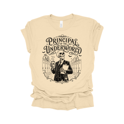 Principal of the Underworld Halloween Principal T-Shirt – Male
