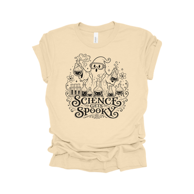 Science Gets Spooky Halloween Science Teacher T-Shirt