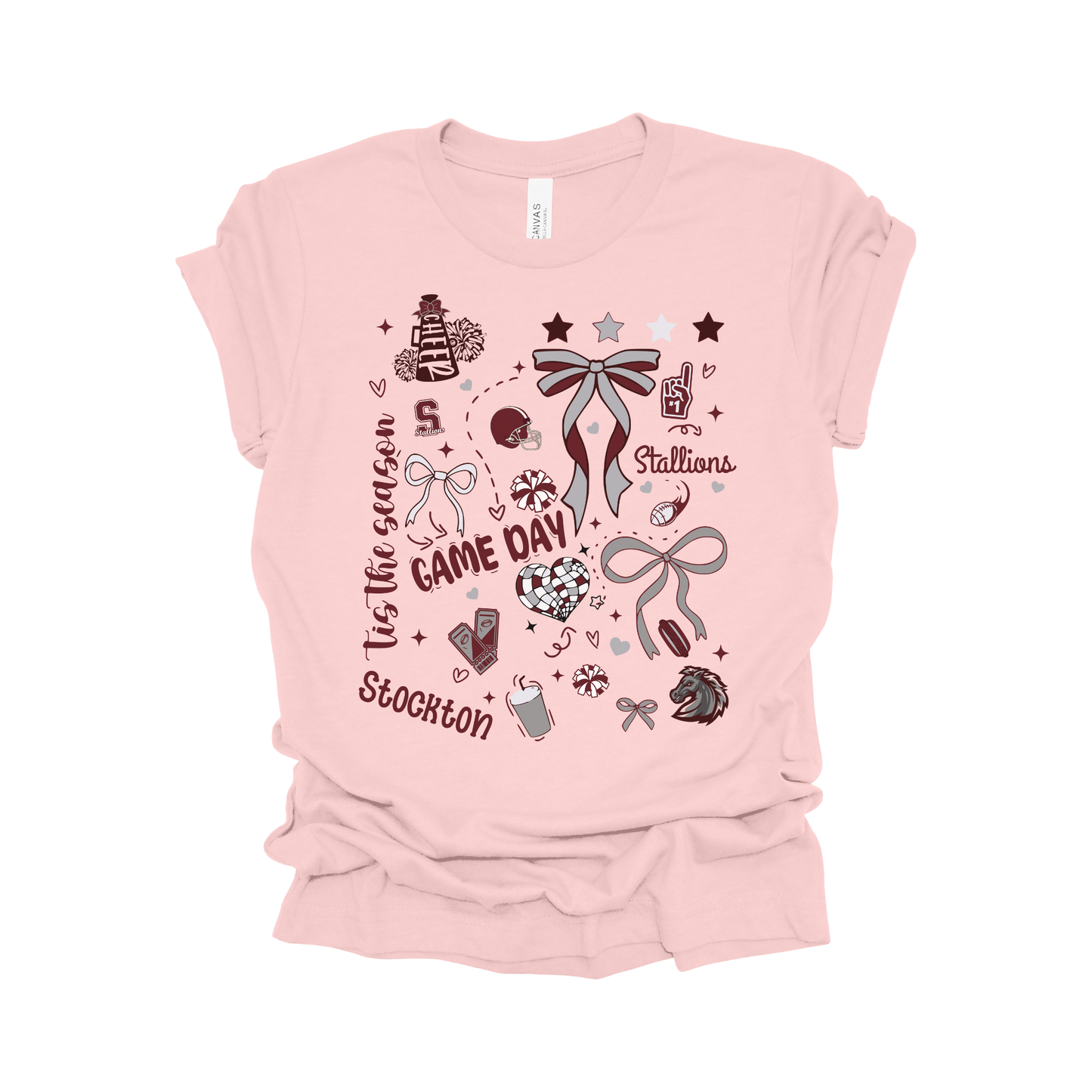 Stockton Stallions Game Day Collage Tee
