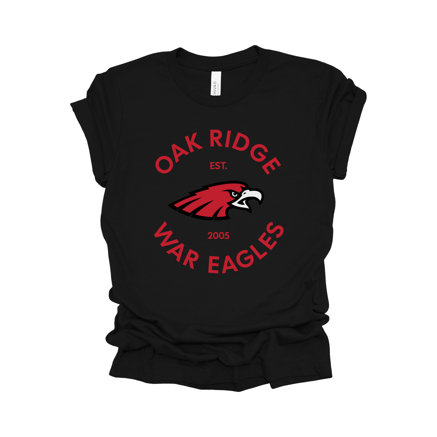 Oak Ridge War Eagles Logo Circle T-Shirt