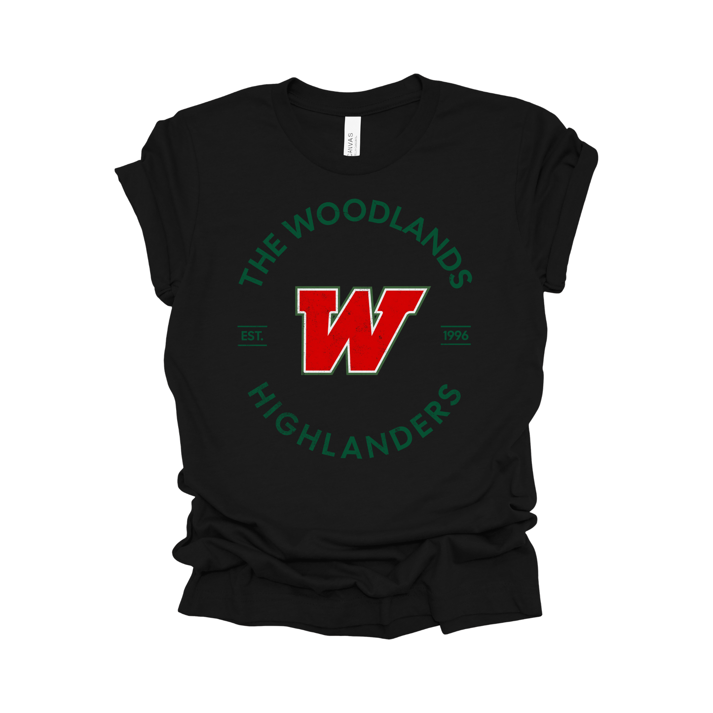 The Woodlands High School Circle T-Shirt