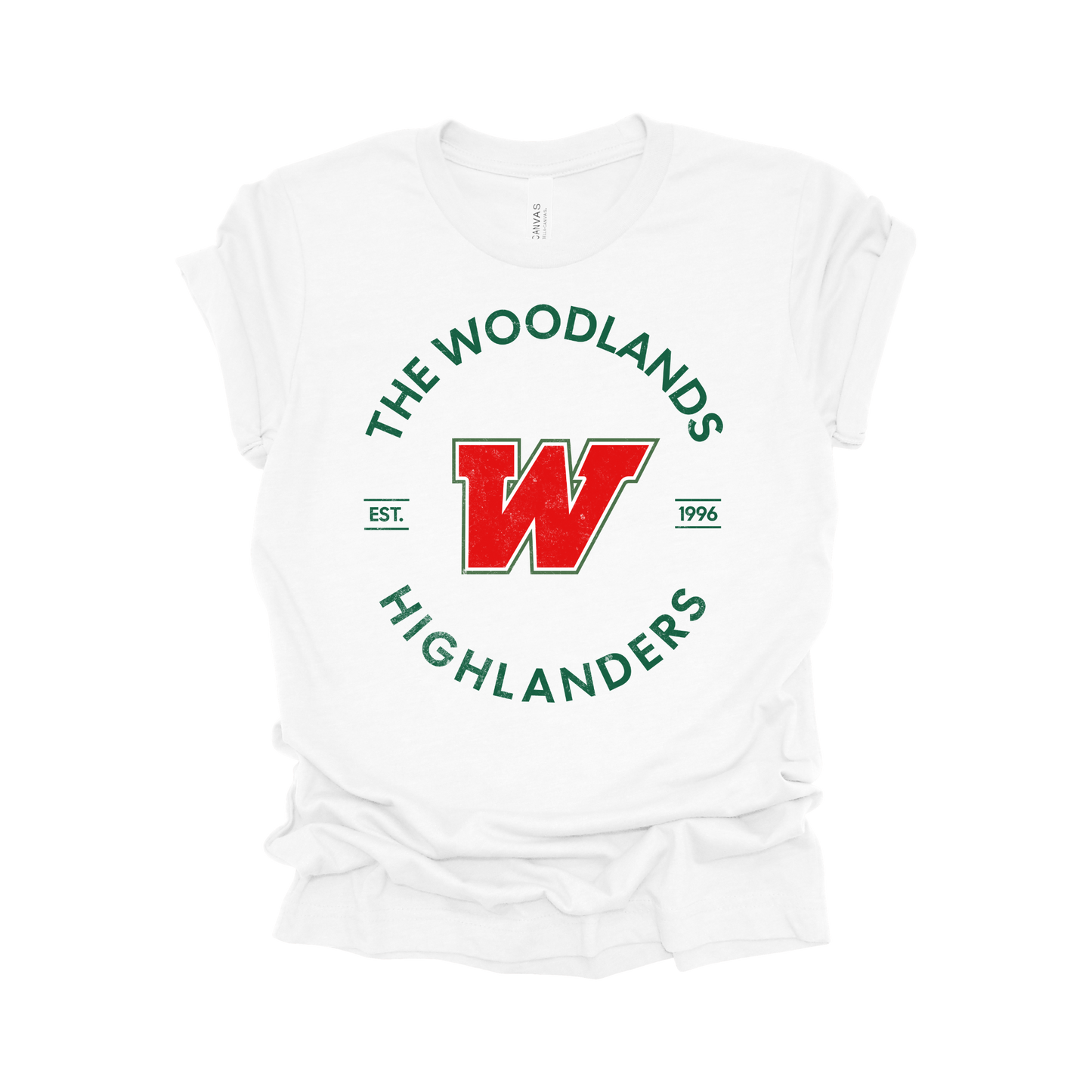 The Woodlands High School Circle T-Shirt