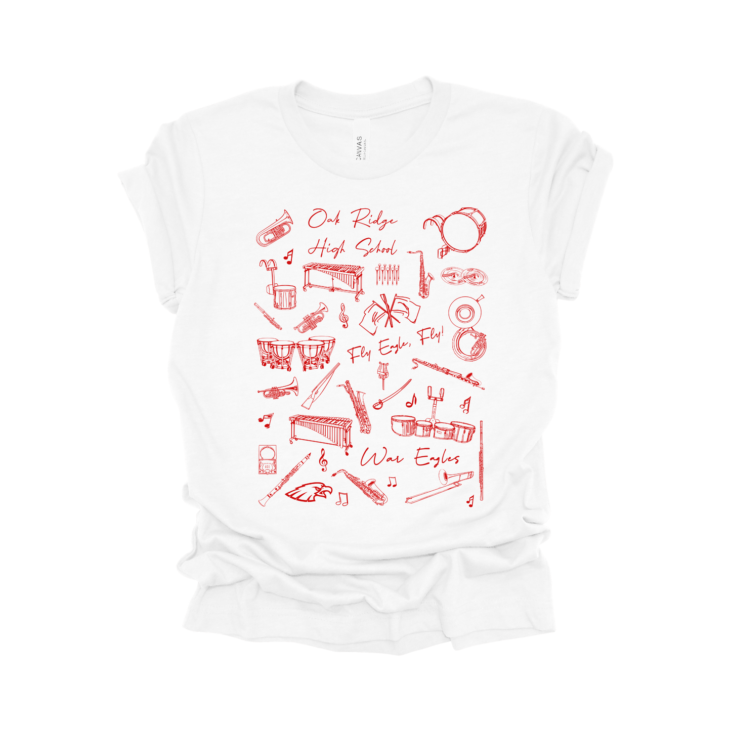 Oak Ridge Marching Band Tee- The War Eagle Waltz
