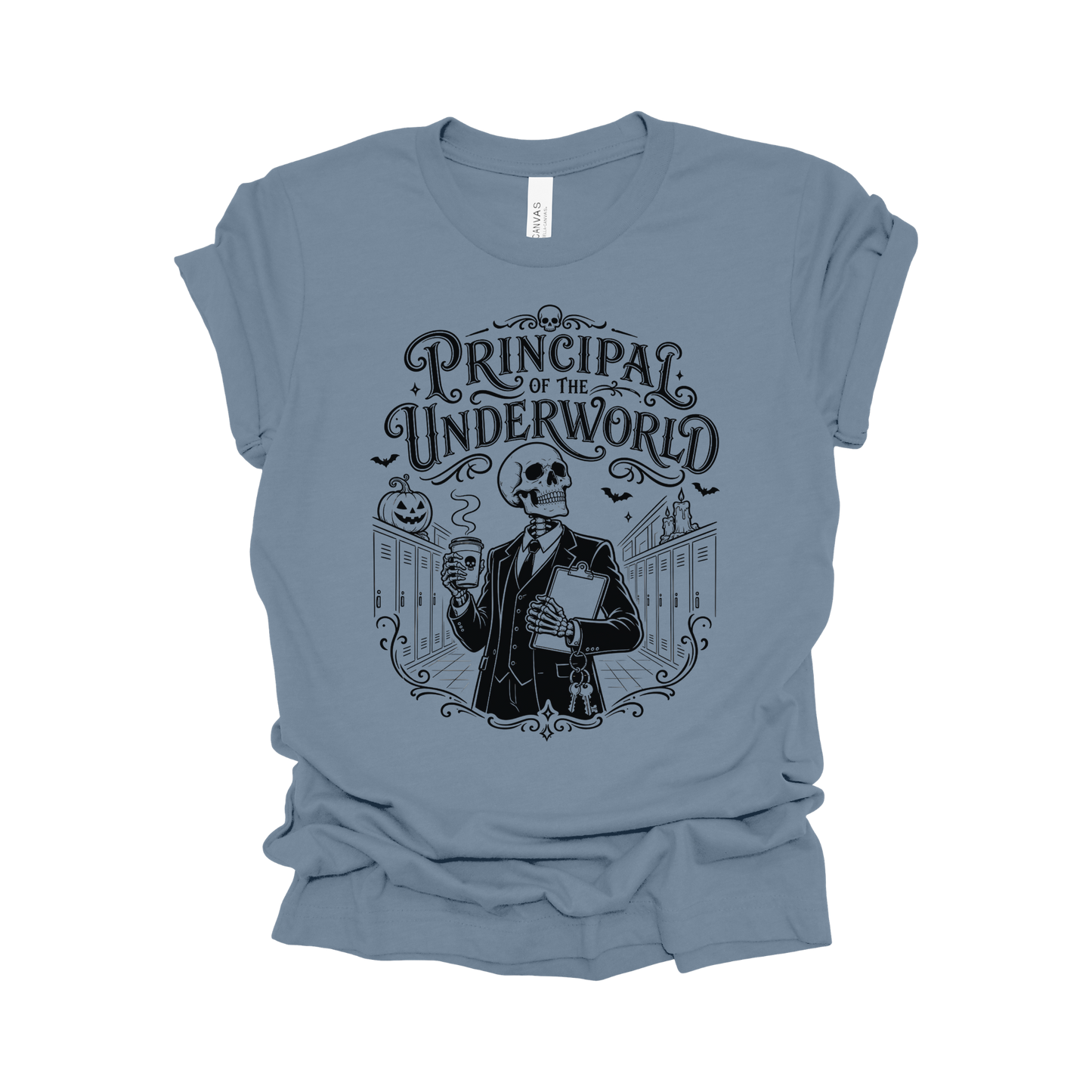 Principal of the Underworld Halloween Principal T-Shirt – Male