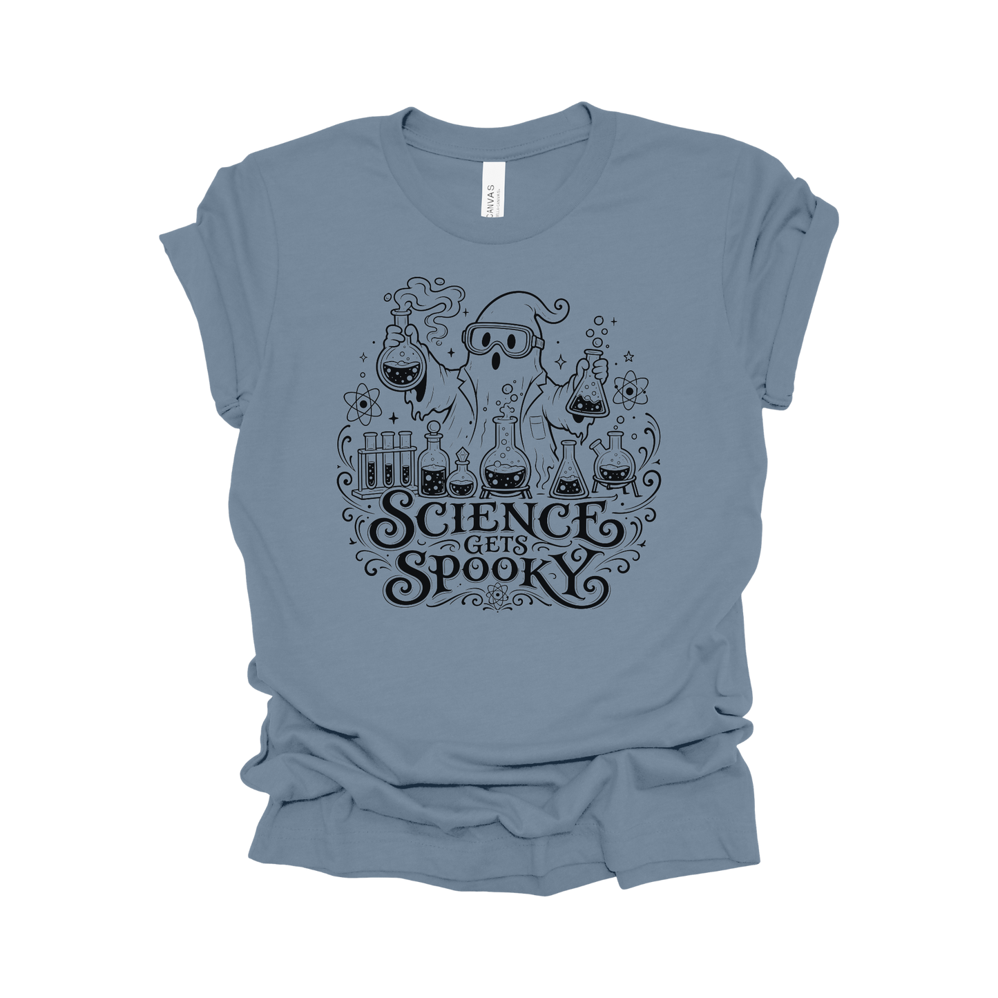 Science Gets Spooky Halloween Science Teacher T-Shirt