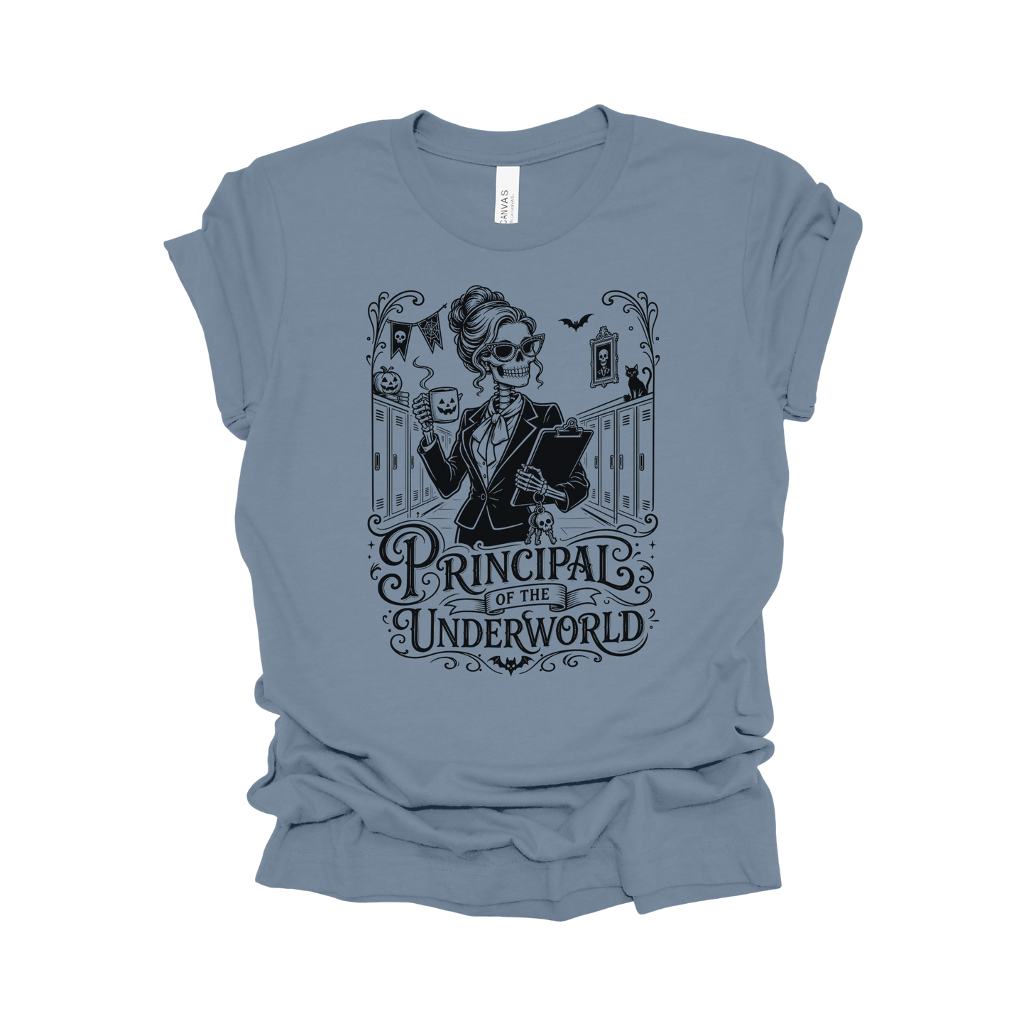 Principal of the Underworld Halloween Principal T-Shirt – Female