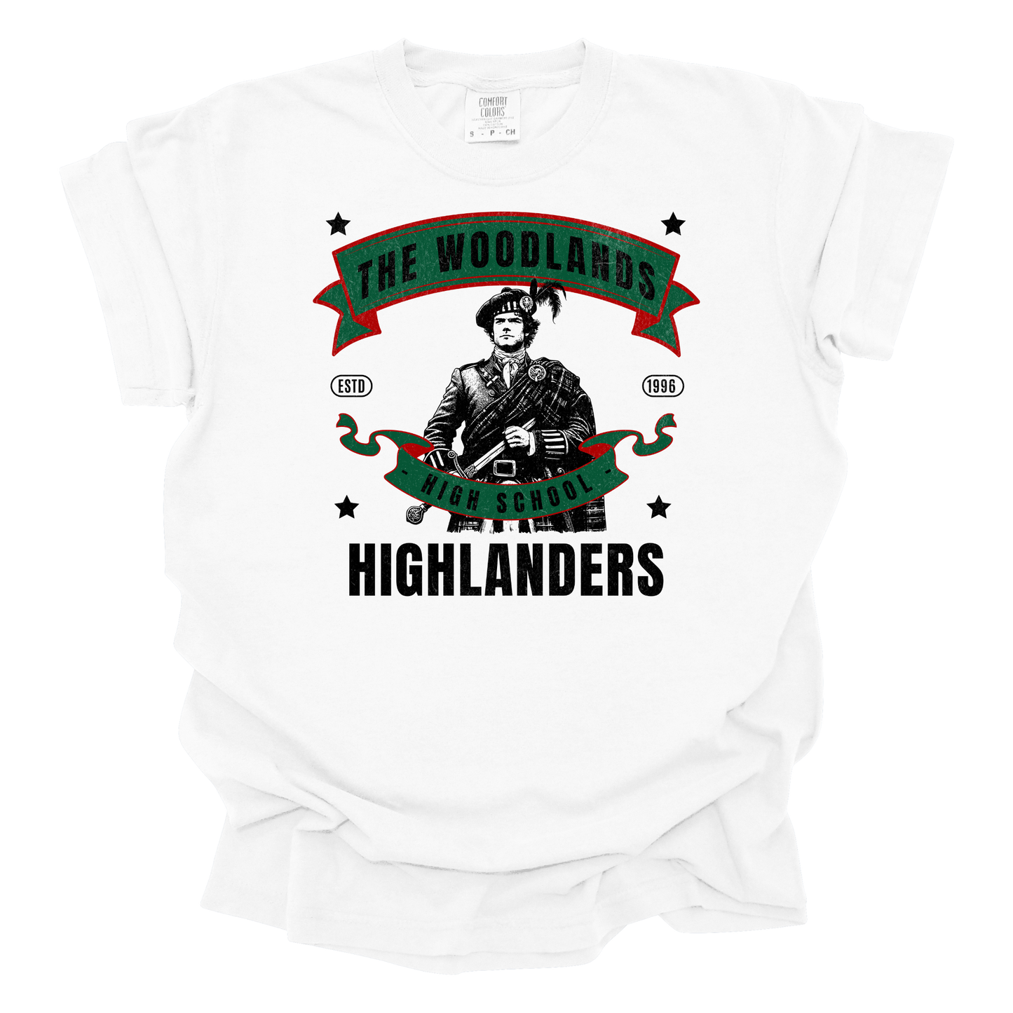 The Woodlands High School Highlanders T-Shirt - Show Your Highlander School Spirit!