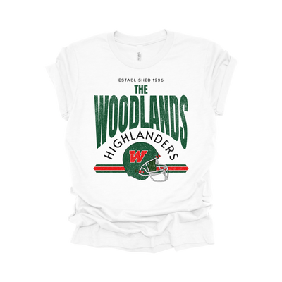 The Woodlands Highlanders Vintage Football T-Shirt