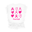 Pink Out Hearts & Ribbons Breast Cancer Awareness T-Shirt