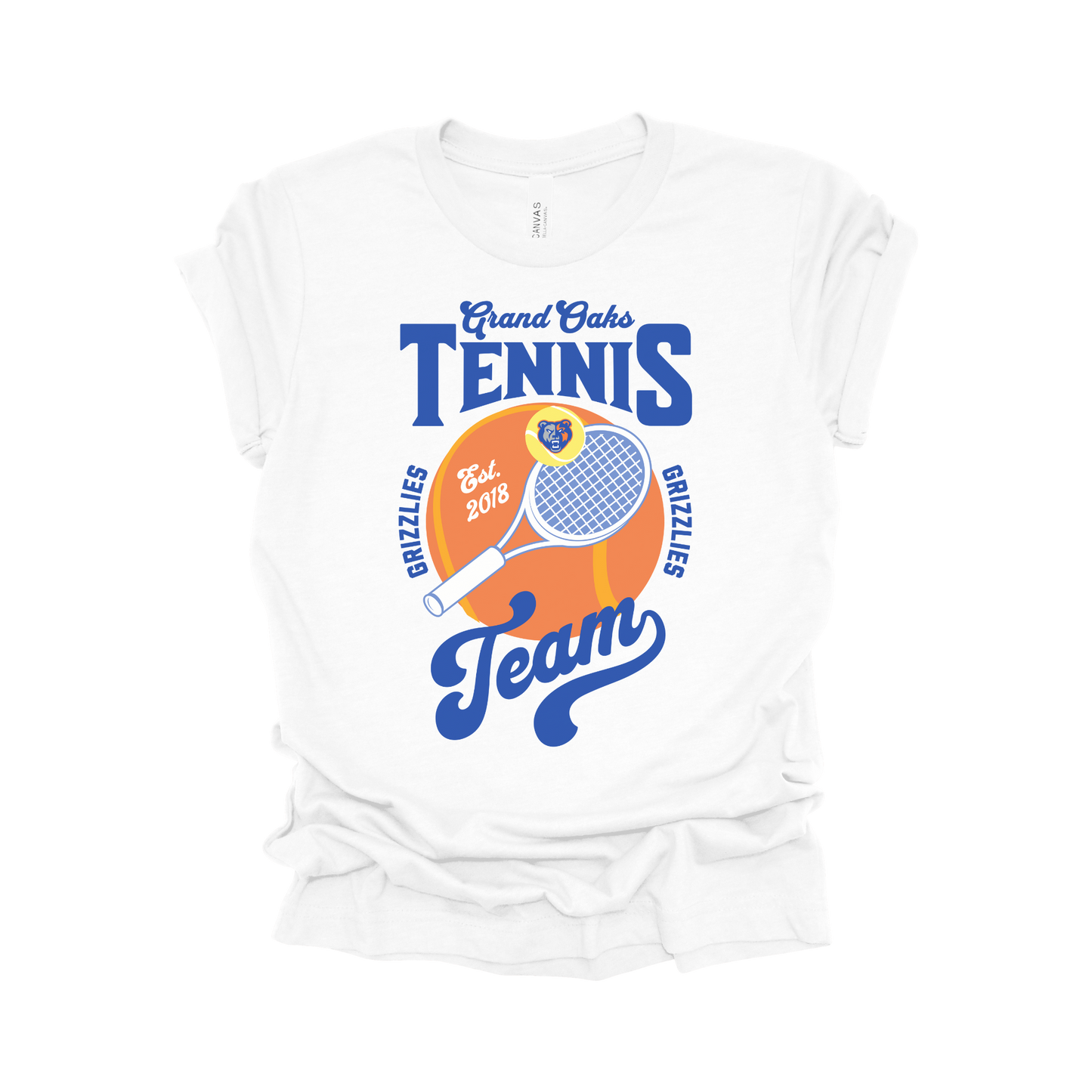 Grand Oaks Grizzlies Tennis Team T-Shirt
