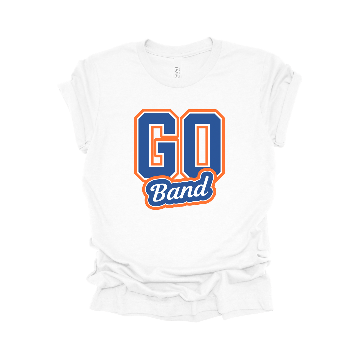 Grand Oaks Band “GO” T-Shirt – Bright & Bold Spirit Wear