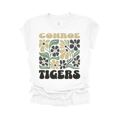 Conroe High School Boho Floral T-Shirt