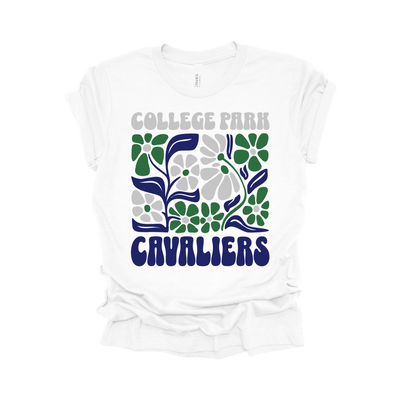 College Park High School Boho Floral T-Shirt