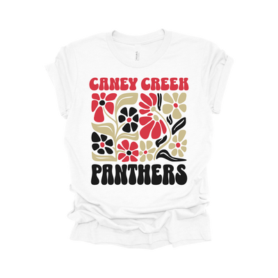 Caney Creek High School Boho Floral T-Shirt