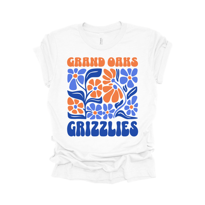 Grand Oaks High School Boho Floral T-Shirt