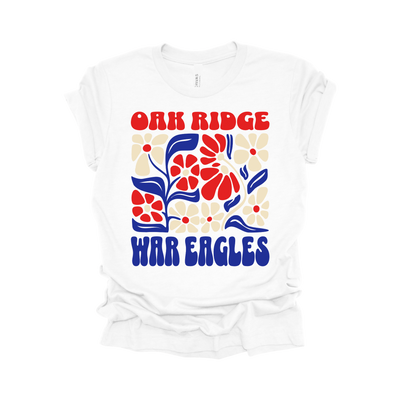 Oak Ridge High School Boho Floral T-Shirt